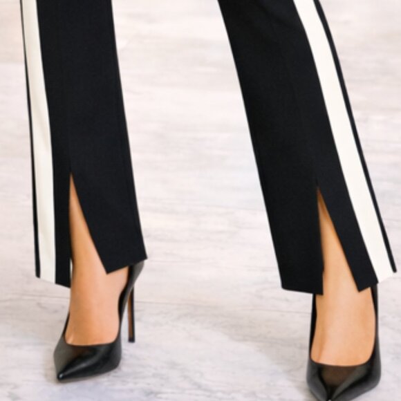 NWT Athleta Interstellar Colorblock Fitted Body Sculpt Tight Split Stretch Pants - Picture 2 of 11